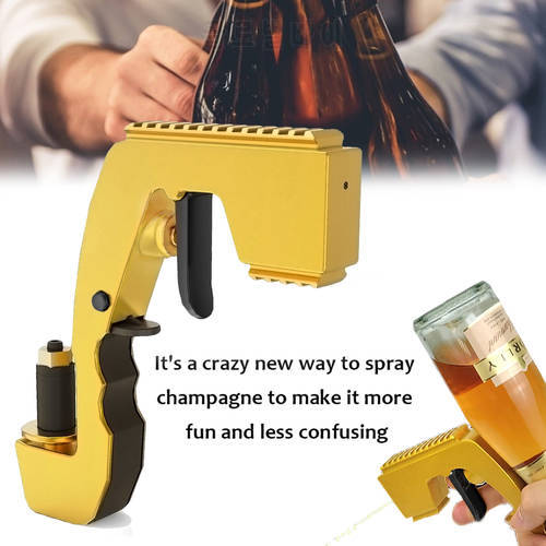 Champagne Wine Beer Gun Sprayer Squirt Gun Bottle Vacuum Stopper Shoot Drinking Ejector Feeding Fot Party Bar Game Club Tools