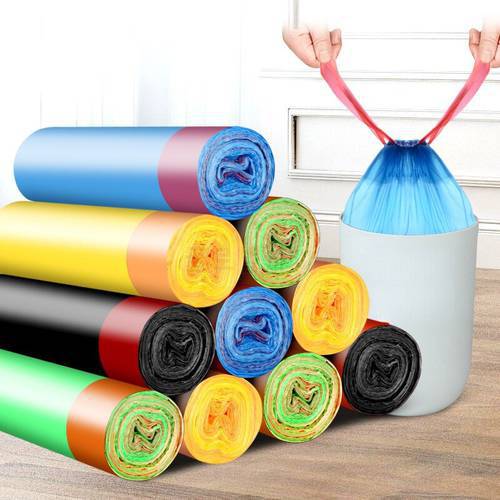 75pcs Household Disposable Trash Pouch Kitchen Storage Garbage Bags Cleaning Waste Bag Plastic Bag