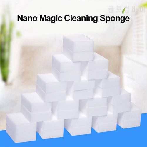 Home 100 Pcs/lot Melamine Sponge Magic Sponge Eraser For Kitchen Office Bathroom Melamine Cleaner Cleaning Sponge 100X60X20MM