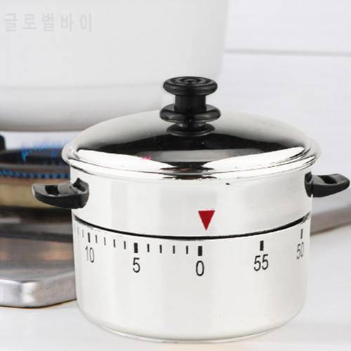 Lightweight Practical Countdown Cooking Timer Reminder Plastic Mechanical Timer Reusable for Home