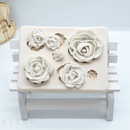 Luyou DIY 1pc Flowers cake tools silicone molds fondant mold cake decorating tools resin mold baking accessories FM1460