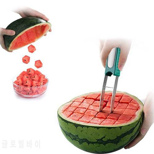 Stainless Steel Watermelon Slicer Round Fruit Corner Cut The Watermelon Cube