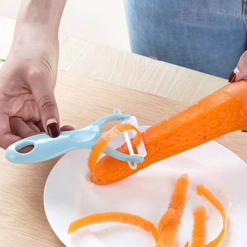Vegetable Fruit Multi-function Handle Ceramic Peeler Skin Kitchen Potato Carrot Cucumber Peeler Portable Home Kitchen Tools
