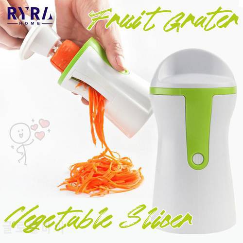 Heavy Duty Vegetable Spiralizer Handheld Vegetable Peeler Handheld Twisted Julienne Strips Spaghetti Maker Kitchen Accessories