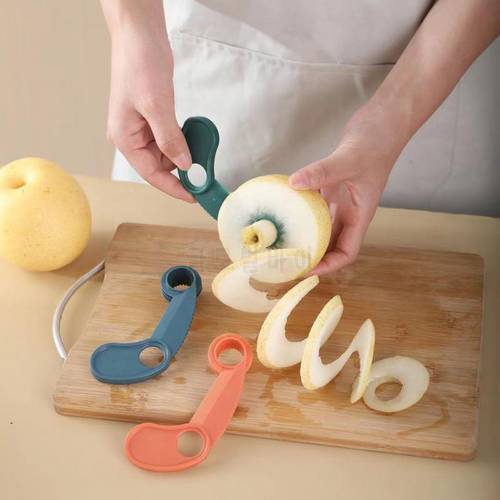Fruits And Vegetables Manually Rotating Rolling Curl RollerCucumber Potato Slice Apple Sydney Pear Splitting And Rolling Knife