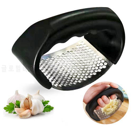 1PC Garlic Press Presses Fruit Tools Stainless Steel Garlic Presses Manual Garlic Mincer Garlic Tools Kitchen Accessories Gadget