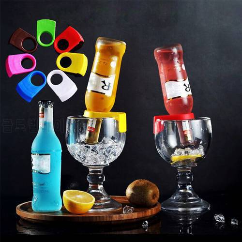 10/20/30Pcs ABS Beer Snap Mini Drinks Bottle Buckle Red Wine Cocktail Glass Cup Clips Bottle Holder Bar Kitchen Tool Accessories