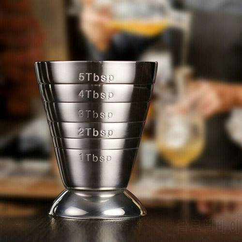 75ml Measuring Cup Stainless Steel Cocktail Glass Ounce Cup Ounce Cup Graduated Measuring Ring Kitchen Convenient Barware Tools