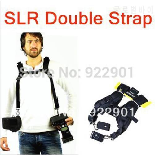 Camera Light & Quick Neck Double Shoulder Belt Strap With Plate for canon nikon sony pentax DSLR camera
