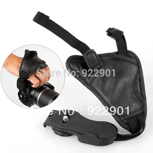 Universal Triangle Leather Hand Grip Wrist Strap for Nikon Canon SLR/DSLR Camera Wholesale