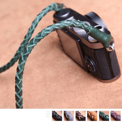 cam-in CS205 Leather braided SLR camera straps digital micro single camera shoulder strap round hole interface Lanyard