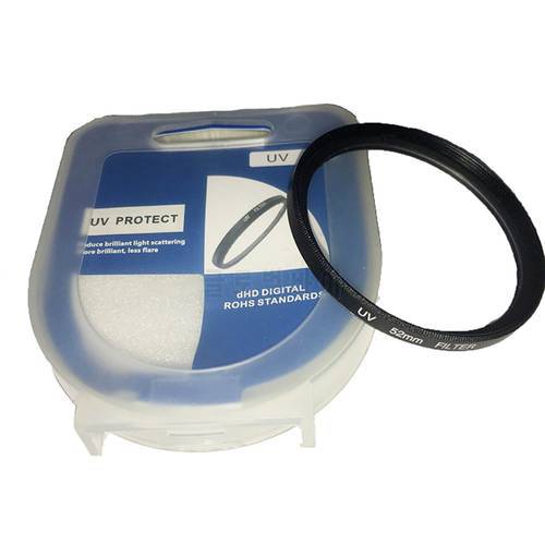 Folete 52mm UV Filter Glass Lens Protector for NIKON D3200 D3100 D3000 D5300 D5200 D5100 D5000 D7100 DSLR Camera 18-55mm lens