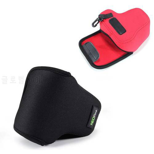 ultra light Protective Neoprene Camera Bag For Canon EOS M10 M100 M200 with 15-45mm Lens protective Case Cover Pouch Waist bag
