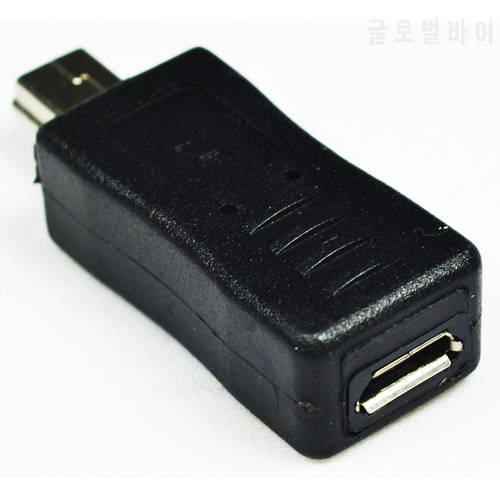 50pcs/lot Mini USB Male to Micro USB Female B Type Charger Adapter Connector Converter
