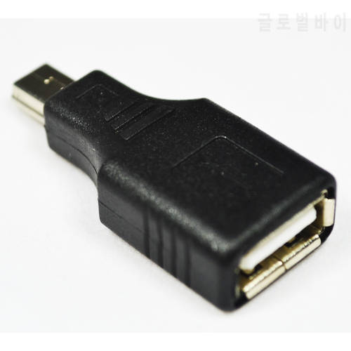 F/M USB 2.0 A Female Jack to Mini USB B 5 Pin Male Plug OTG Adapter Connector high quality