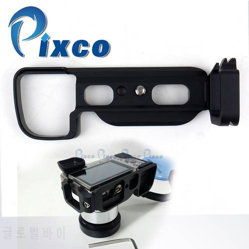 Pixco Camera battery Grip, Quick Release Vertical L Plate Bracket Metal External Hand Grip, Suit For sony ILCE-6000 A6000