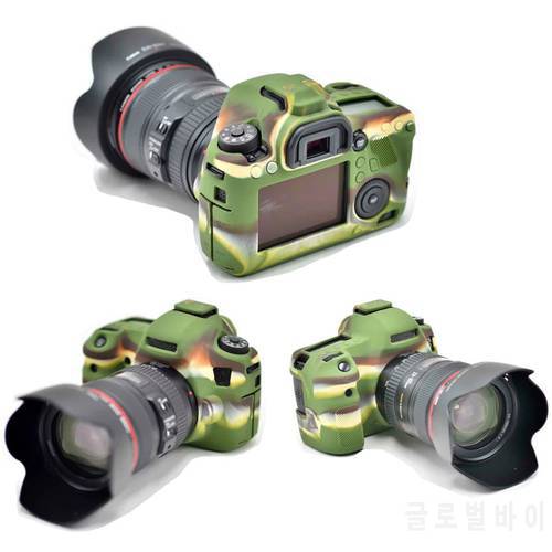 Soft Silicone Rubber Camera Body Case Cover For Canon EOS 6D Camera Bag Protective Cover Shell