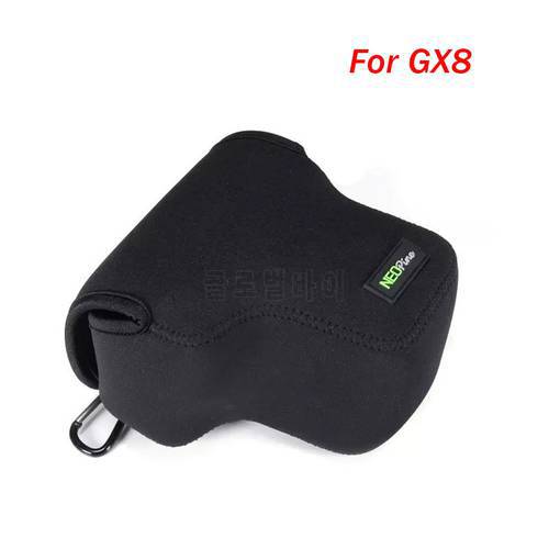 Neoprene Soft Shockproof Camera Bag For Panasonic LUMIX GX8 Camera Case protective Pouch inner bag