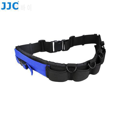 JJC Camera Lens Bag Waist Belt Strap Adjustable Lens Pouch Holder for Canon Nikon Olympus Sony Pentax Photography Accessories