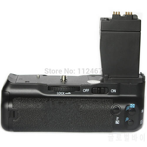 New Pro Vertical Battery Grip Pack Holder For Canon EOS 550D 600D 650D T4i T3i T2i as BG-E8 & 2pcs battery holder