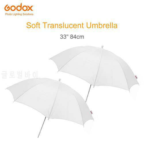 2PCS Godox 33&39&39 84cm White Soft Umbrella Soft Translucent Umbrella for Photo Studio Photography Diffusing