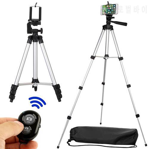 Long tripod Remote Control Self-Timer Camera Shutter Bluetooth-compatible Clip Holder Tripod Sets Kit For phone Stand holder