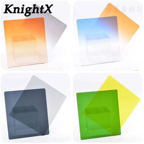 KnightX 49 52 55 58 62 67 72 77 mm ND16 color lens filter holder Camera Filters for Canon Nikon d3300 d5300 accessories cokin p
