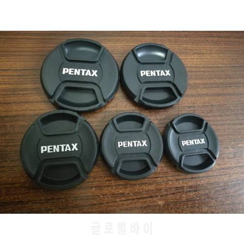 49 52 58 62 67 mm Center Pinch Snap-On Front Lens Cap Cover for pentax PK dslr camera K-1 K-S2 K-S1 K10D K20D K7 K5 Kr Km Kx