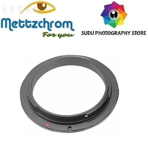 Mettzchrom Macro Reverse Adapter Ring for Canon 49MM 52MM 55MM 58MM 62MM 67MM 72MM 77MM EOS 58 EOS58 EOS-58
