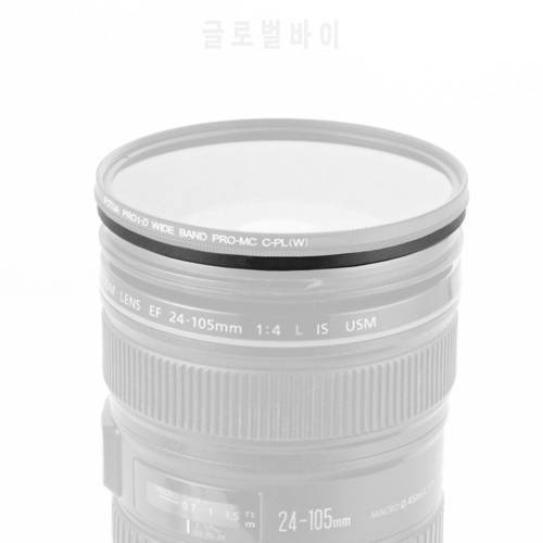 Black Metal 49mm-55mm 49-55mm 49 to 55 Step Up Ring Filter Adapter Camera High Quality 49mm Lens to 55mm Filter Cap Hood