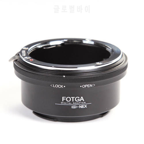 FOTGA Adapter Ring for Nikon AI AF-S G Lens to Sony E-Mount NEX3 NEX-5 5N 5R C3 NEX6 NEX7
