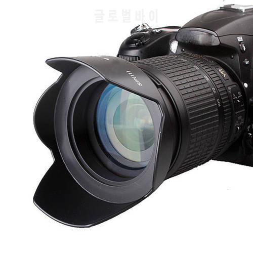 Universal Petal Lens Hood 49mm 52mm 58mm 55mm 62mm 67mm 72mm 77mm 82mm Screw-in Tulip Flower Filter Thread Camera Lente Protect