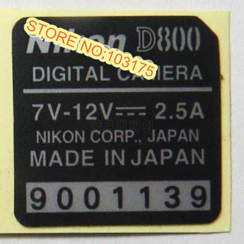Base Bottom Label Tape Number Replacement For Nikon D800 D500 D5500 D850 D750 Cameradigital sticker bottom body digital sticker
