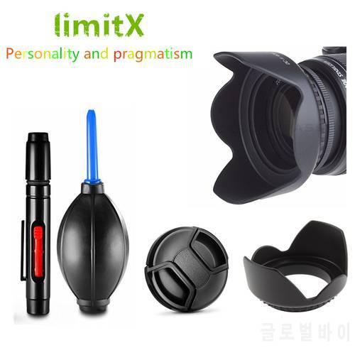 40.5mm Lens Hood / Cap / Cleaning Pen / Air Blower Pump for Samsung NX3300 NX3000 NX2000 NX1100 NX1000 NX300 NX210 20-50mm