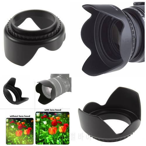 49mm Tulip Flower Lens Hood for Canon EOS M6 II M5 M10 M50 M100 M200 with 15-45mm / EF 50mm f1.8 STM Lenses Digital Camera