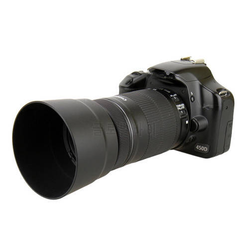 1pcs ET-63 Camera Lens Hood for canon EF-S 55-250mm IS STM Lens SLR 55-250mm STM hood