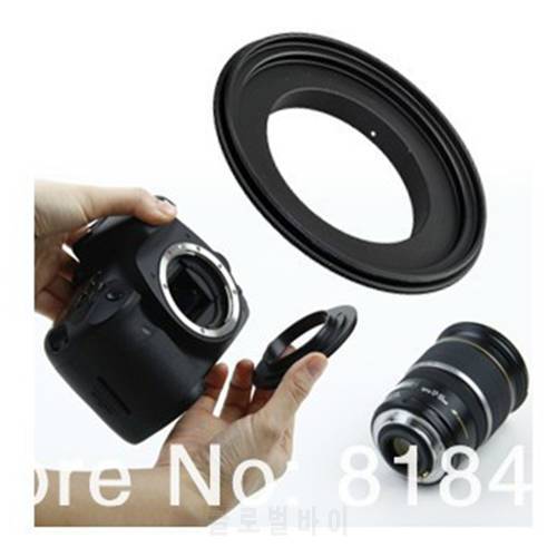10pcs 58mm Macro Reverse lens Adapter Ring 49 52 55 62 67 72 77mm for CANON EOS EF Mount 650d 60d 6d 7d 5d markii iii 1ds 1200d