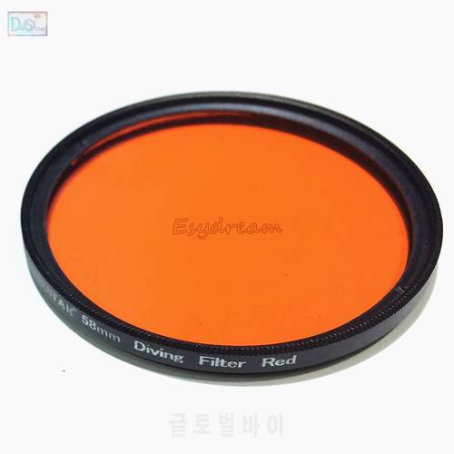 67 58 52 Waterproof Red Filter for Diving Underwater Photography Camera Housing Gopro Xiaomi Yi Color Conversion 52mm 58mm 67mm
