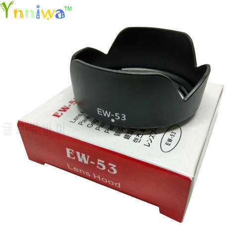 10pcs Lens Hood EW-53 Reversible Camera Lente Accessorie 49mms for Canon EOS M10 EF-M 15-45 mm f/3.5-6.3 IS STM Lens with box