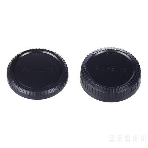 GAOHOU 1pc Body Cover Cap + Camera Rear Lens Cap For Fujifilm Fuji FX X-Mount DA0506