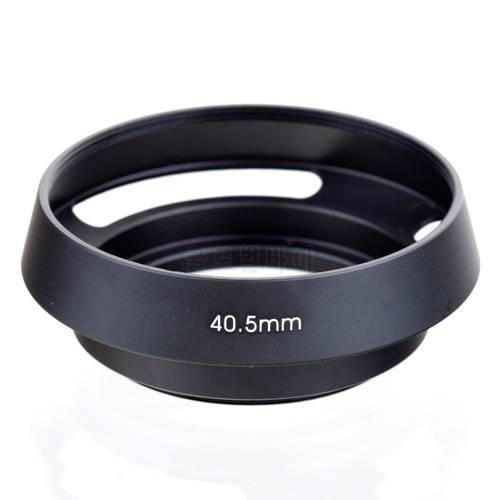 40.5mm Black Vented Curved Metal camera lens Hood for Leica M for Pentax for Sony for Olympus For canon nikon