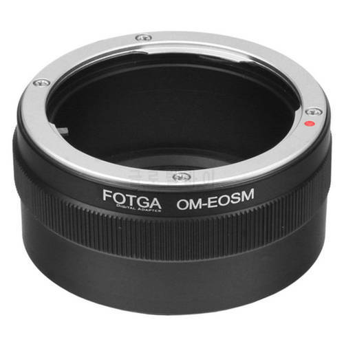 Fotga OM-EOSM Lens Adapter Ring for Canon EF-S M M100 M10 M6 M5 M3 M2 Mirrorless Cameras to Olympus OM Mount Lens