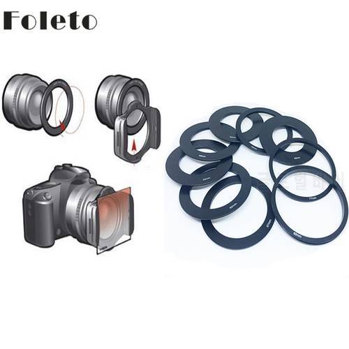 Camera Square Filter Adapter Ring Aluminum Metal Ring Lens adapter for Cokin P Series Filter Holder 49 52 55 58 62 67 72 77 82mm