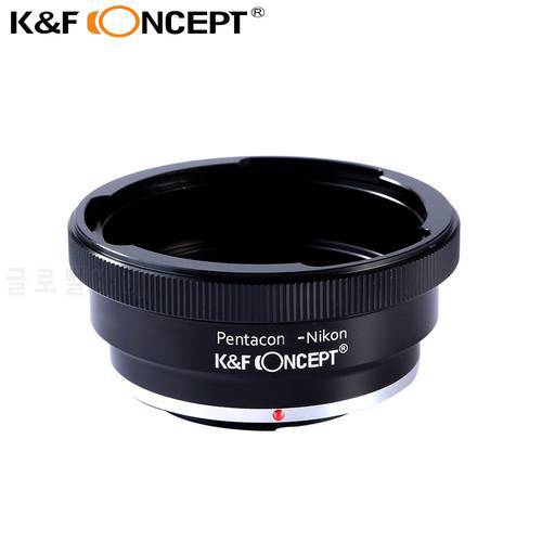 K&F Concept Lens Mount Adapter for Pentacon 6 Kiev 60 Lens to Nikon AI F Mount Camera Body D90 D300 D700 D7100 D7000