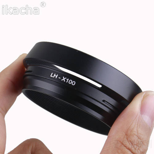 10 Pcs New 49mm Lens Adapter Ring + Metal Lens Hood For Fujifilm Fuji X100 X70 X100S X100T Replace LH-X100 High Quality