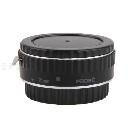 PROST 21mm AF Auto Focus Macro Extension Tube Set for Canon EOS EF EF-S DSLR+lens cap