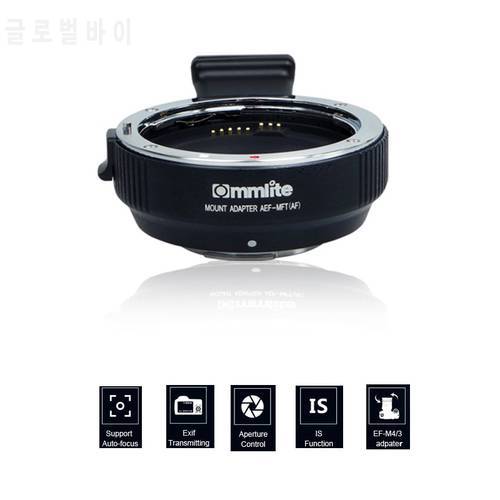Commlite Electronic AF Auto Focus Lens Adapter for Canon EF EF-S Lens to Camera M4/3 MFT GH4 GH5/5S GF6 GX1 GX7 EM5 E-PL5 BMPCC