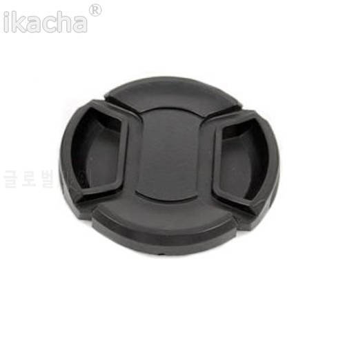 55mm SLR Camera Lens Cap Snap-On Front Lens Protection Protect Cover With Anti-lost Rope For All Camera
