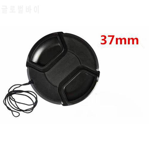 37mm center pinch Snap-on cap cover for camera 37 mm Lens