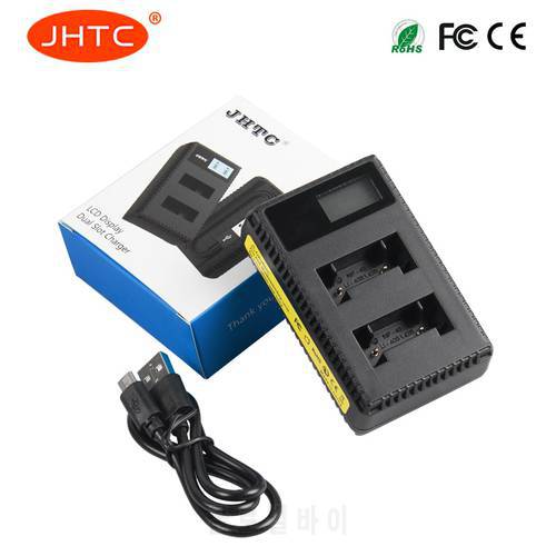 JHTC 1pc LI40B LCD USB charger for Olympus LI-42B 42B Li-40B 40B NP-45 NP45 FNP45 EN-EL10 D-Li63 DLI63 D-Li108 DLI108 NP-80 NP80
